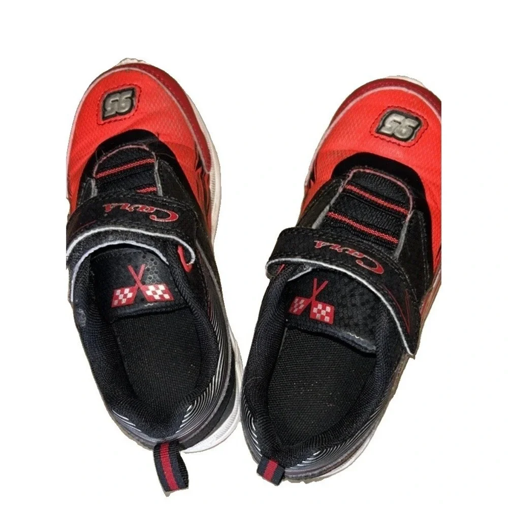 Y2K Cars Lightning McQueen Kids Sneakers Size 12 Nitro Max Performance #95